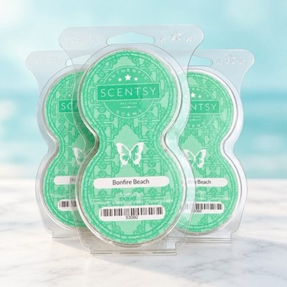 Scentsy Bonfire Beach Pods Lot of 3 Packs Fragrance Pods Discontinued